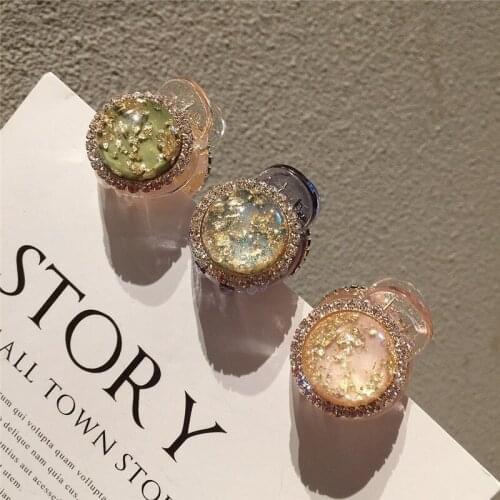 Fashion Girl Retro crystal mini Hair Claws Beam Hairpin Women Hair Accessories Beauty Hair Crab Clamp Headwear small Hair Clip