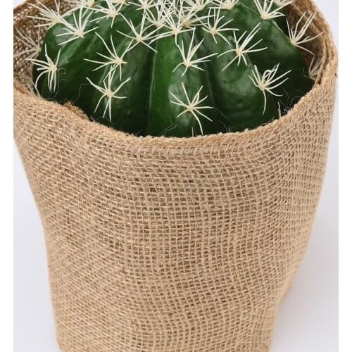 Natural Burlap Fabric For Placemats Bags Tablecloth Background Decoration Mesh Linen Textile Cloth Costura Stof