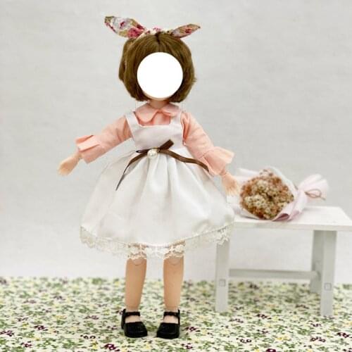New 1/6 BJD Doll Accessories 10 Inch Dolls Dress for 30cm Doll Clothes Hat Kids DIY Dress Up Toy Clothes Gifts for Girls