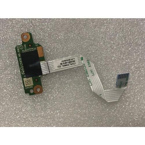 New and Original laptop Lenovo Thinkpad T470 A475 Power Button Board With Cable NS-A931 00UR510