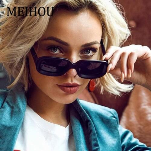 Black Square Sunglasses Women Vintage Small Rectangle Brand Designer Fashion Rectangle Female Sunglasses Shades UV400