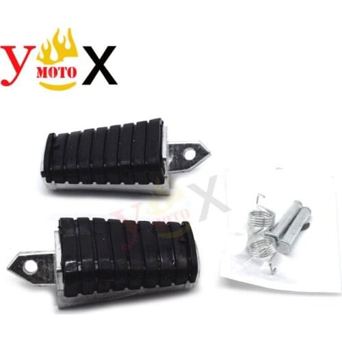 Motorcycle Front Footrest Foot Pegs Foot Rest Pedals For Yamaha DragStar V-Star XVS125 XVS250 XVS400 XVS650 VIRAGO XV250 XV400