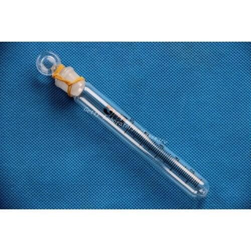 Laboratory Glass Graduated Test Tube with plug,10ml, borosilicate glass 3.3 material (lab consumables)