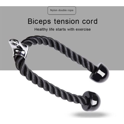 Rally biceps drawstring triceps drawstring Commercial gym equipment nylon pull rope