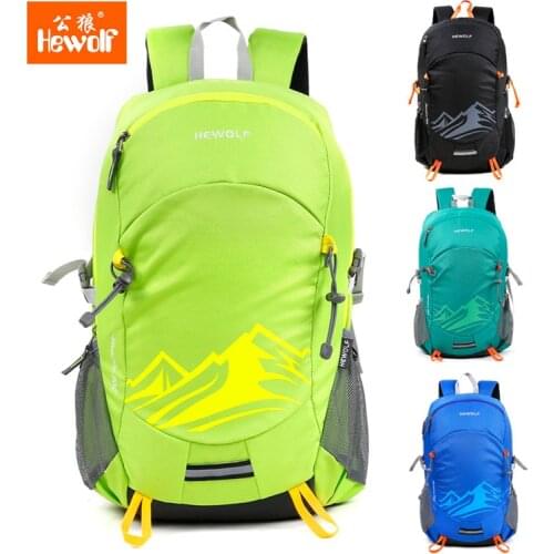Hewolf Ultralight Backpack Sports Bags 30L Travel Waterproof Nylon 600D Mountaineering climbing Outdoor Bags rucksack 4colors