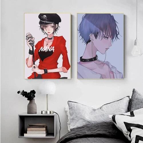 Anime Nana Modern Canvas Painting Posters Prints Manga Wall Art Vintage Pictures for Living Room Girl Bedroom Home Decor Cuadros