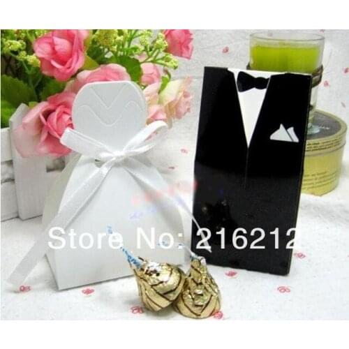 Bride and Groom Wedding Favor Boxes gift box candy box