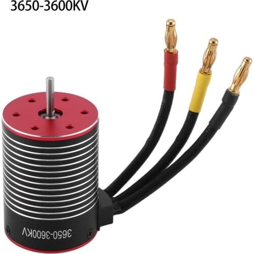 Waterproof 3650 Brushless Motor 3600KV 4500KV 5200KV For 1/10 RC Car Parts Truck Crawler Spare Parts
