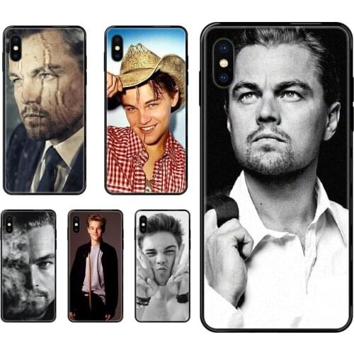 Adorable Black Soft TPU New Style Unique Leonardo Dicaprio For Xiaomi Mi Note A1 A2 A3 5 5s 6 8 9 10 SE Lite Pro Ultra