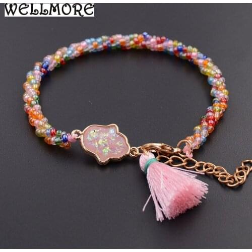 WELLMORE women bracelets beaded bracelets bohemia bracelets for women fashion jewelry wholesale drop shipping