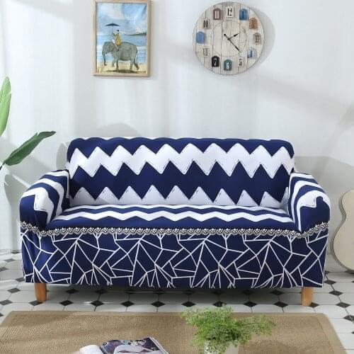 Geometric Twill 1pcs Sofa Cover For Home Decor Single Couch Cover Fabric Cloth Slipcover For Living Room Winter Warm Covers 2018