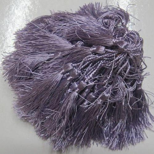 100pcs wholesale Light purple polyester Charm tassel for home decore curtain fitting bookmark curtains 020001017