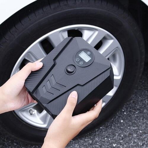 12V Digital Inflatable Pump Cigarette Lighter Car Tires Air Compressor 120W 150psi Car Air Pump With LED Lighting For Motocycles