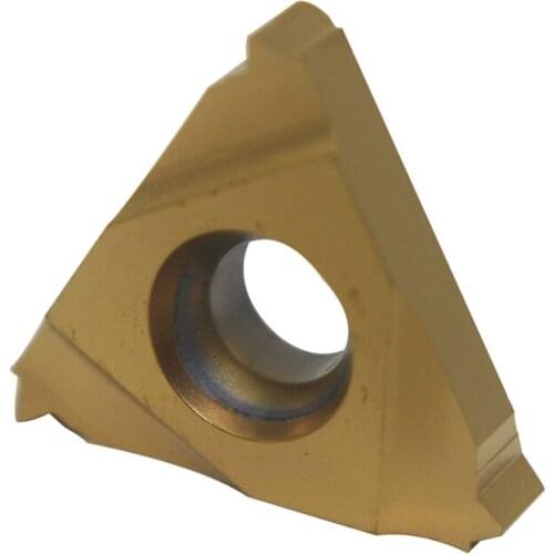 20PCS 16 IR 1.5 ISO LDC Thread Turning Carbide Insert Coating CNC Lathe Tool Cutting Steel and Cast Steel