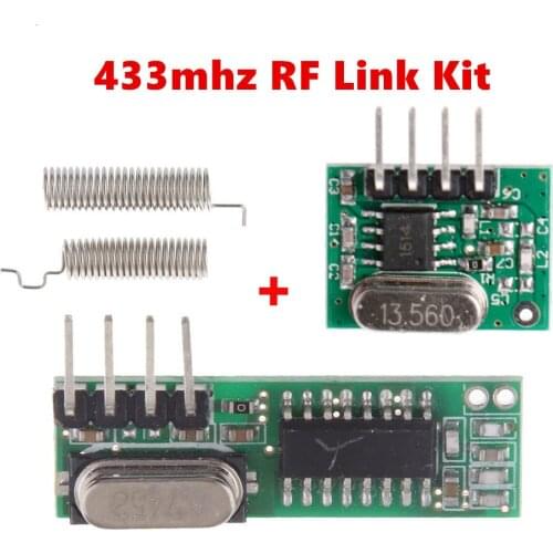 433 Mhz Superheterodyne RF Receiver and Transmitter Module 433Mhz Remote Controls For Arduino Uno Wireless Module Diy Kits