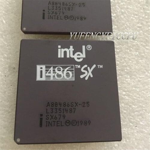 A80486SX-25 SX679 Antique cpu collection testimony of history antique computer accessories