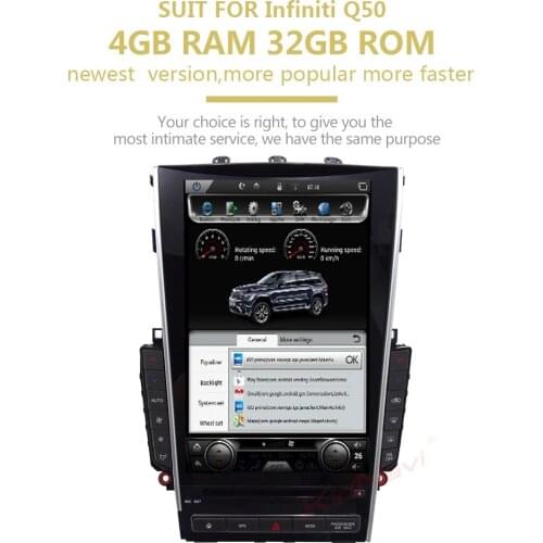12.1" Android 10.0 Car Radio Automotivo Auto GPS Navigation For Infiniti Q50 Q50L Car Multimedia Player stereo 4G 2013