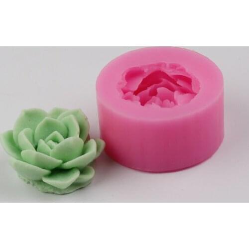 Flower Silicone Mold Candle Plaster Aroma Mold Home Decor Candy Cake Tool DIY Handmade