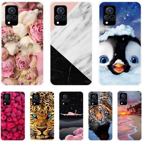 For vivo V20 Case Transparent Soft TPU Silicone Phone Cover for Vivo V21 5G / V20 Pro Case Clear Bumper for VivoV20 V 20 Cute