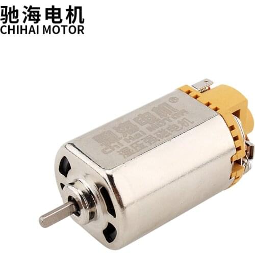 ChiHai Motor Yellow 460 speed upgrade kinetic energy Motor M4A1 DIY Mini Gun Model For Collection Metal Gift of metal gear