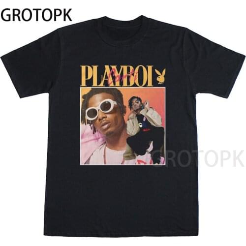 New Mens T-shirt Pure Cotton Retro 90s Rap Hip Hop T-shirt Fashion Design Casual T-shirt Top Fashionable Men