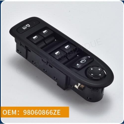 Power window switch button 98060866ZE for Peugeot 208 308 2008 408 high quality auto parts