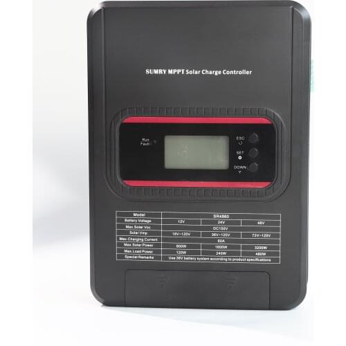 60A 12V 24V 36V 48V MPPT Solar Charging Controller