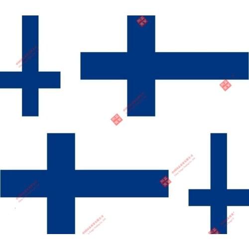 Beautiful 4x Sticker Adesivo Adesivi Decal Decals Vinyl Auto Moto Bandiera Finlandia Racing Stickers