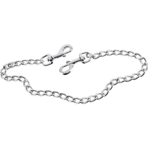Manyjoy 14cm 37cm 52cm Bondage Metal Chain to Wrist Hand Ankle Steel Cuffs Restraint Accessory Parts