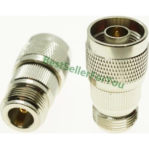 N Male Connector Plug To N Type Female Jack Straight RF Coaxia Connector Adapter