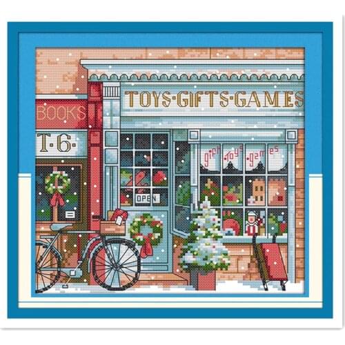 Gift Toy Shop Home Decoration Chinese Counted Cross Stitch Pattern Cross Stitch Kit DMC Cross Stitch Fabric Needlework DIY SET