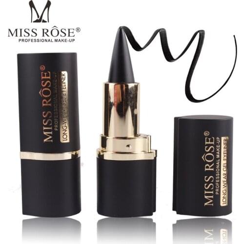 Eyeliner Stickers High Level Black Tube Eyeliner Cream Natural Black Pen Waterproof Long-lasting Eye Liner Makeup TSLM1