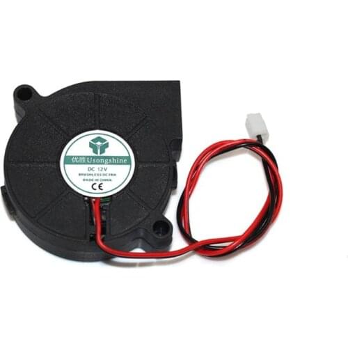 3D Printer Cooling Fan 5015 50x50x15mm Centrifugal Blower Fan 5V 12V 24V 2-Pin Brushless Cooling Cooler Fan 1014