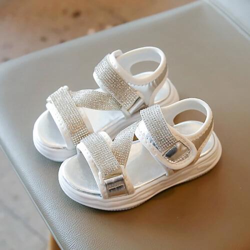 Girls Sandals 2021 Summer Kids Casual Shoes Soft Thick Sole Beach Shoes Sport Baby Children Princess Shoe Anti-Slippery Toddlers