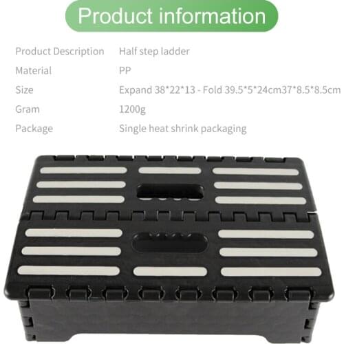 Folding Half Step Stool Ladder For Elderly Pregnant Toilet Elderly Constipation Assistant Ladder Stool Home Kitchen Furniture