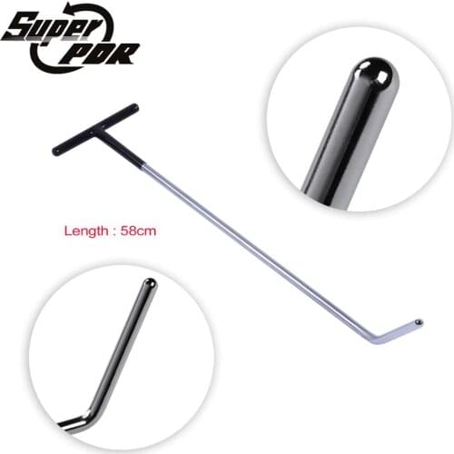 Super PDR Tools Push Rods Hooks Car Crowbars Opening Tool For Repairing Stainless Steel Paintless Removal Kit Hand Tool Pry Bar