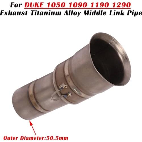 Titanium Alloy Slip On For Super DUKE 1050 DUKE 1090 1190 1290 R Motorcycle Exhaust Escape Modified Connect Middle Link Pipe