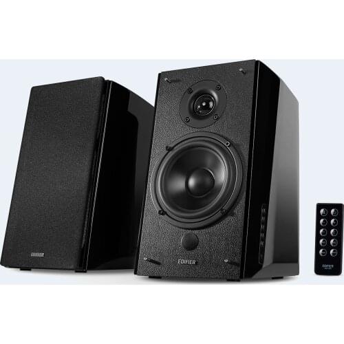 R2000DB Versatile speaker equipped for authentic audio 25mm Eagle Eye tweeters 5" bass unit Bluetooth v4.0 bookshelf speaker