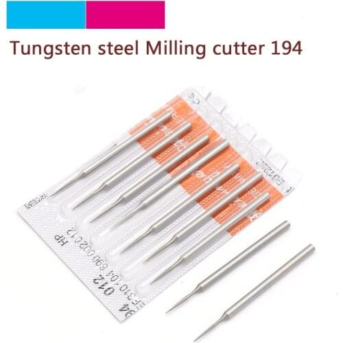 High Quality 1pcs Tungsten Steel Grinding Head 2.35mm Shank Milling Cutter Burrs For Wood Bone Olive Nuclear Carving Tools 194