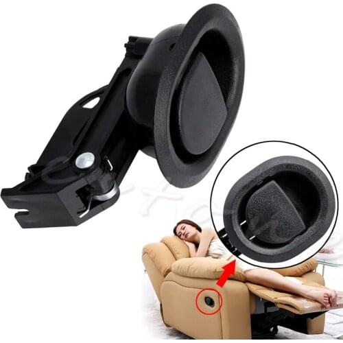 1Pc Oval Recliner Sofa Chair Release Lever Handle Black Hard Plastic New M18