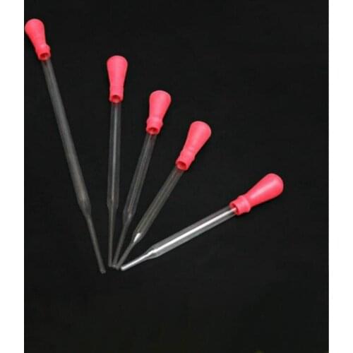 10pcs/lot Length 90 to 300mm Ungraduated All Size Available Glass Dropper Pipet transfer Pipette with red rubber head