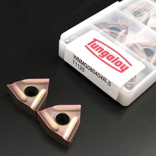 10pcs WNMG080404 R S T1125 High Quality Carbide Inserts External Turning Tool WNMG 080404 CNC Lathe Tools For Stainless Steel