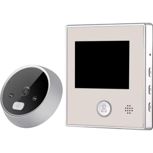2.8 Inch LCD Screen Digital Doorbell 150 Degree Smart Door Eye Night Vision Electronic Peephole Door Camera Viewer