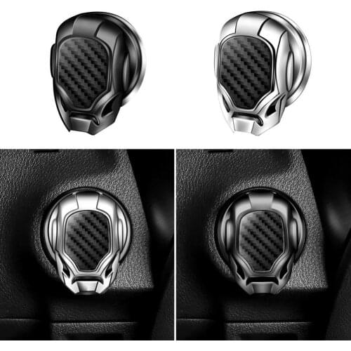 4xx5cm Universal Car Interior Engine Ignition Start Stop Button Protective Cover Decoration Sticker Car Interior Accessories