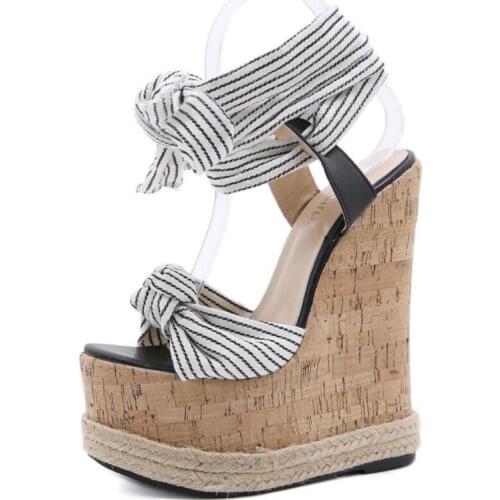 Platform Sandals Women Chunky High Heels Female Wedges Shoes Female Fish Toe Beach Shoes 2021 Summer sandals New Plus Size 42