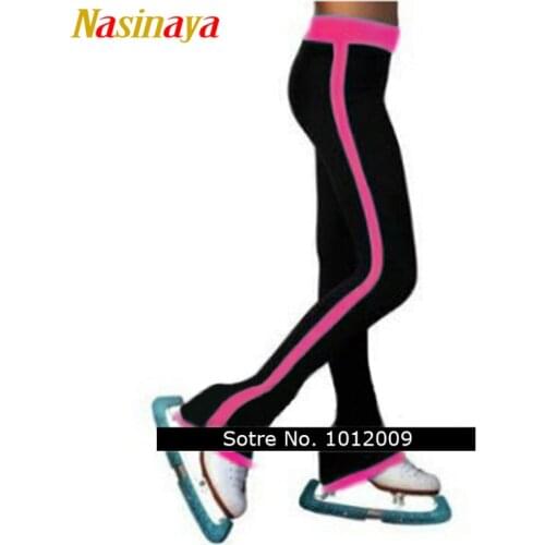 Customized Figure Skating pants long trousers for Girl Women Training Competition Patinaje Ice Skating Warm Fleece Gymnastics 33