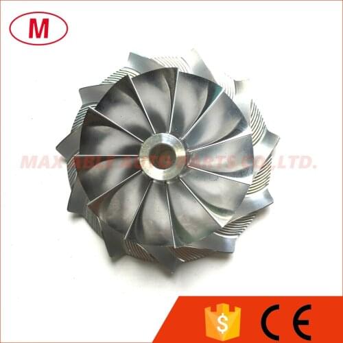 CT26 43.08/58.03mm 11+0 blades Forward Turbo Billet Compressor wheel/Aluminum 2618/Milling compressor wheel for Turbocharger