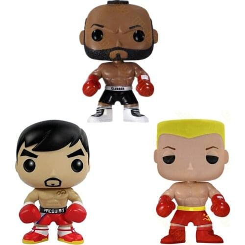 Disney Movie Boxer Rocky #37 Manny #20 Clubber #21 Ivan Action Figure Vinyl Dolls Fans Model Collection Boys Birthday Gift Toys
