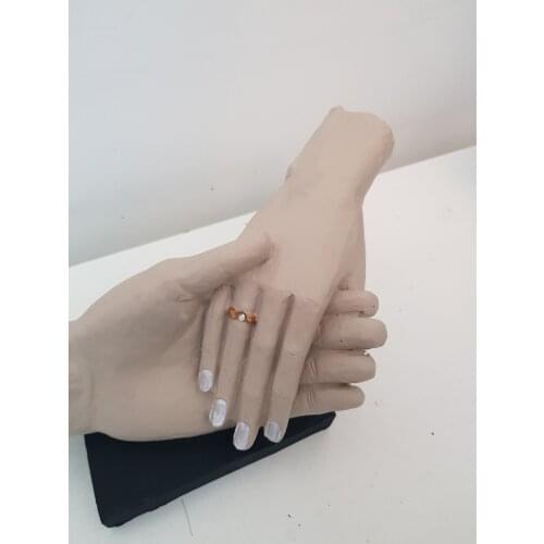 EU HOME DECORATION AROSE SEVGİLİ HAND LOVE ENGAGEMENT PROMISE SINGLE STONE DECOR HOME OFFICE DECOR