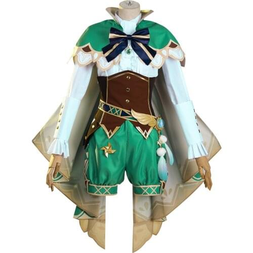 Game Genshin Impact Barbatos Halloween Cosplay Costumes Venti Cosplay Genshin Impact Venti Weapon Cosplay Halloween Dress Up